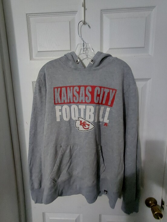 47 Other - '47 Gray Hoodie with Black Label and Red Accent Chiefs
